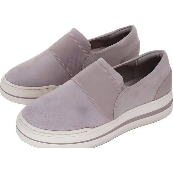 Clarks Cloudsteppers Audreigh Eve Mauve Platform Slip-On Women's US 9.5W - Picture 2 of 6